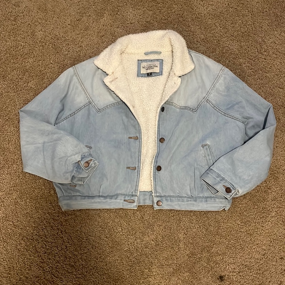 Sherpa lined Jean jacket